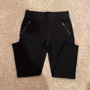 Ann Taylor black leggings size L